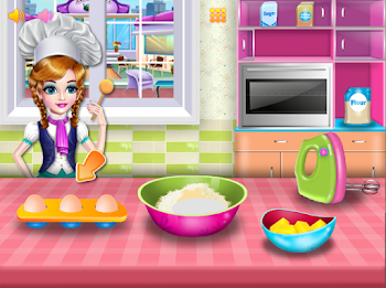 Girls cooking special cake Screenshot 2