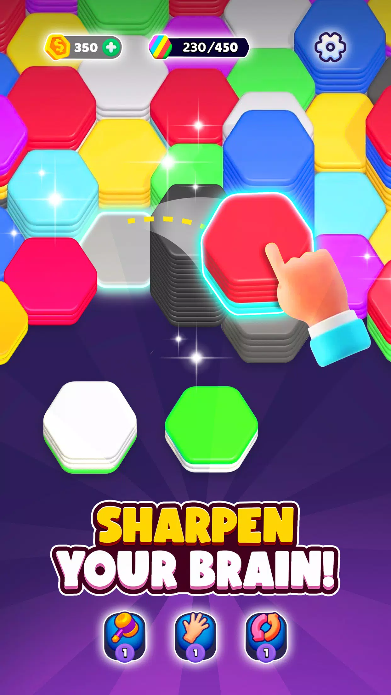 Hexa Sort Captura de tela 0