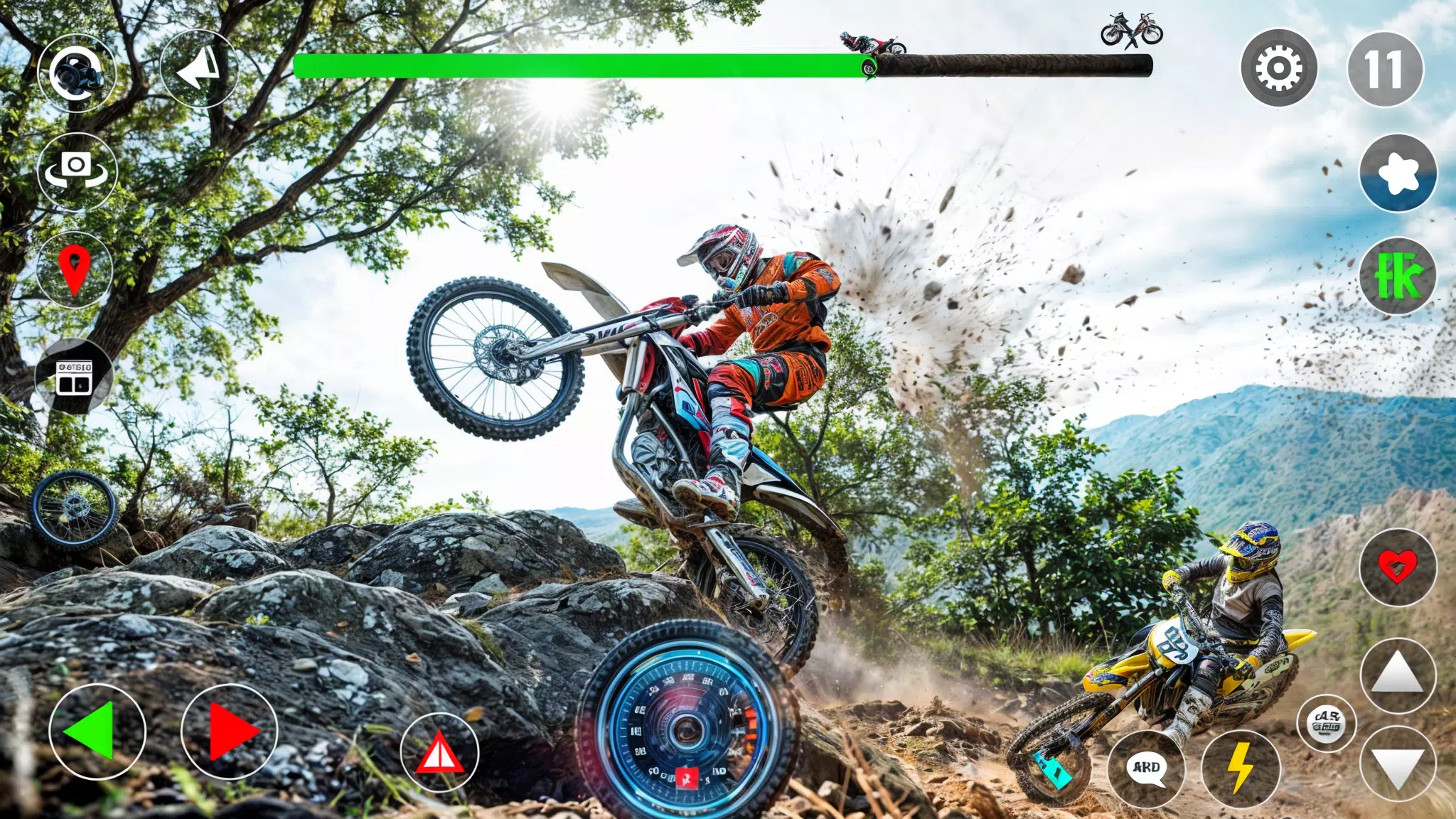 Motocross Dirt Bike Racing 3D Schermafbeelding 1