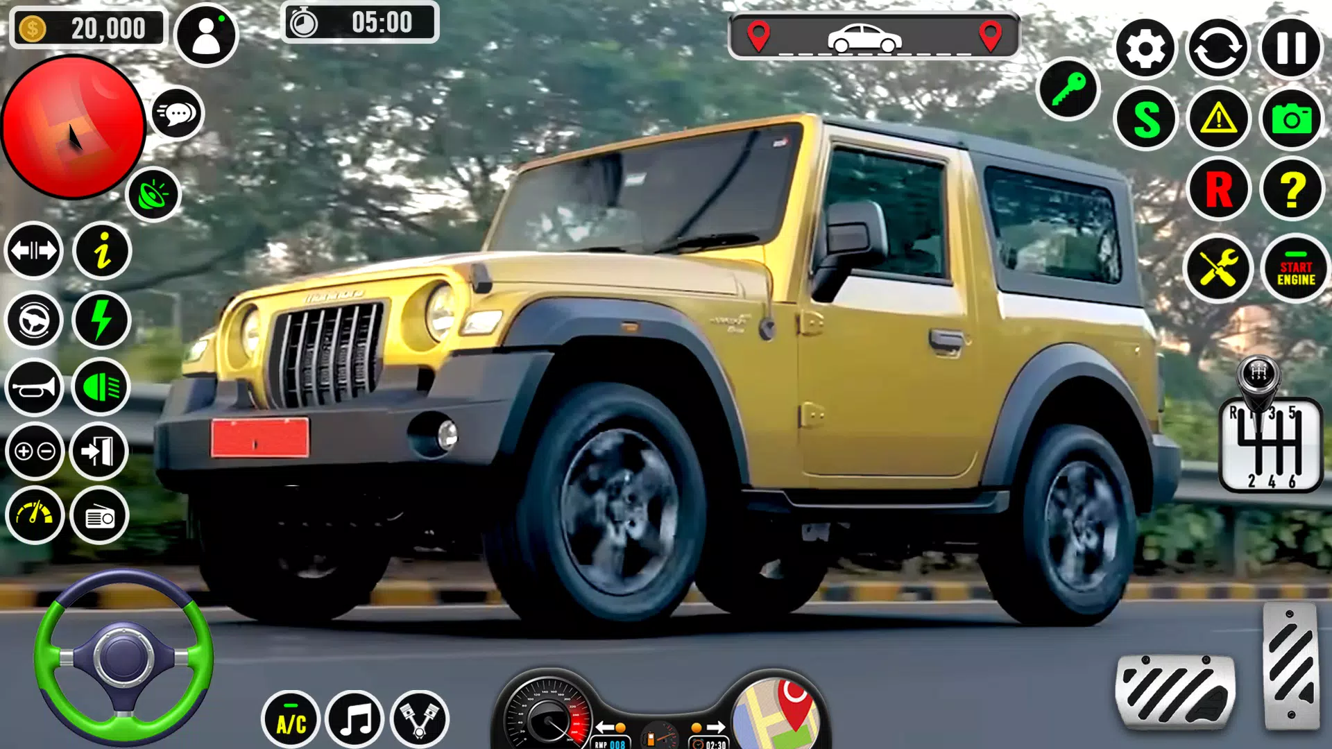 Jeep Driving Game: SUV Jeep Tangkapan skrin 2