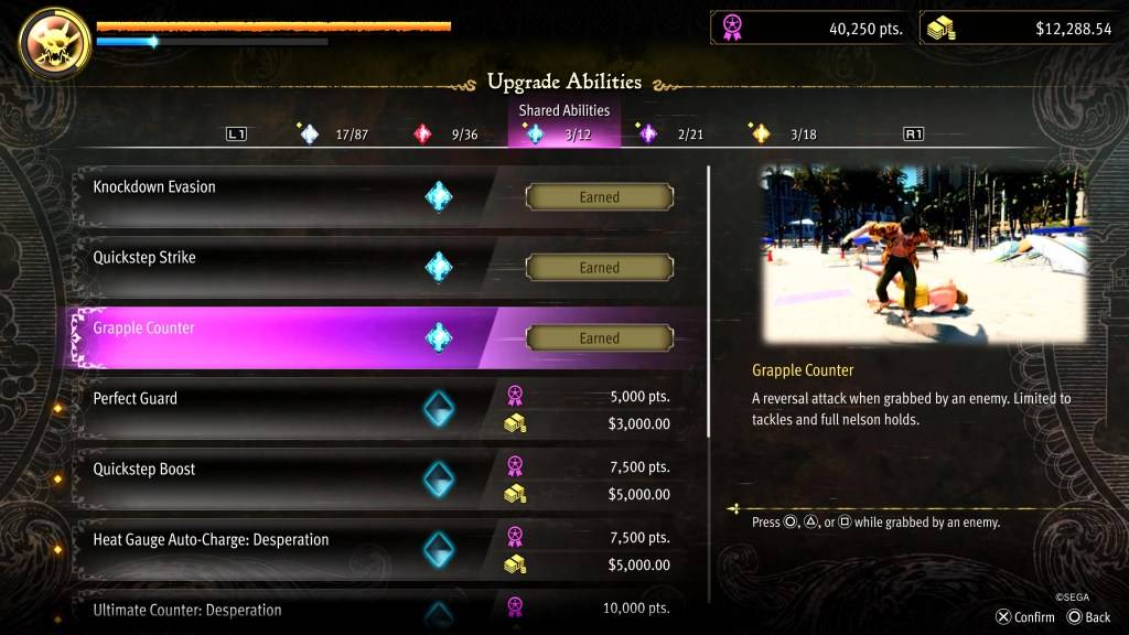 Grapple Counter Upgrade para Goro en Like A Dragon: Pirate Yakuza en Hawaii