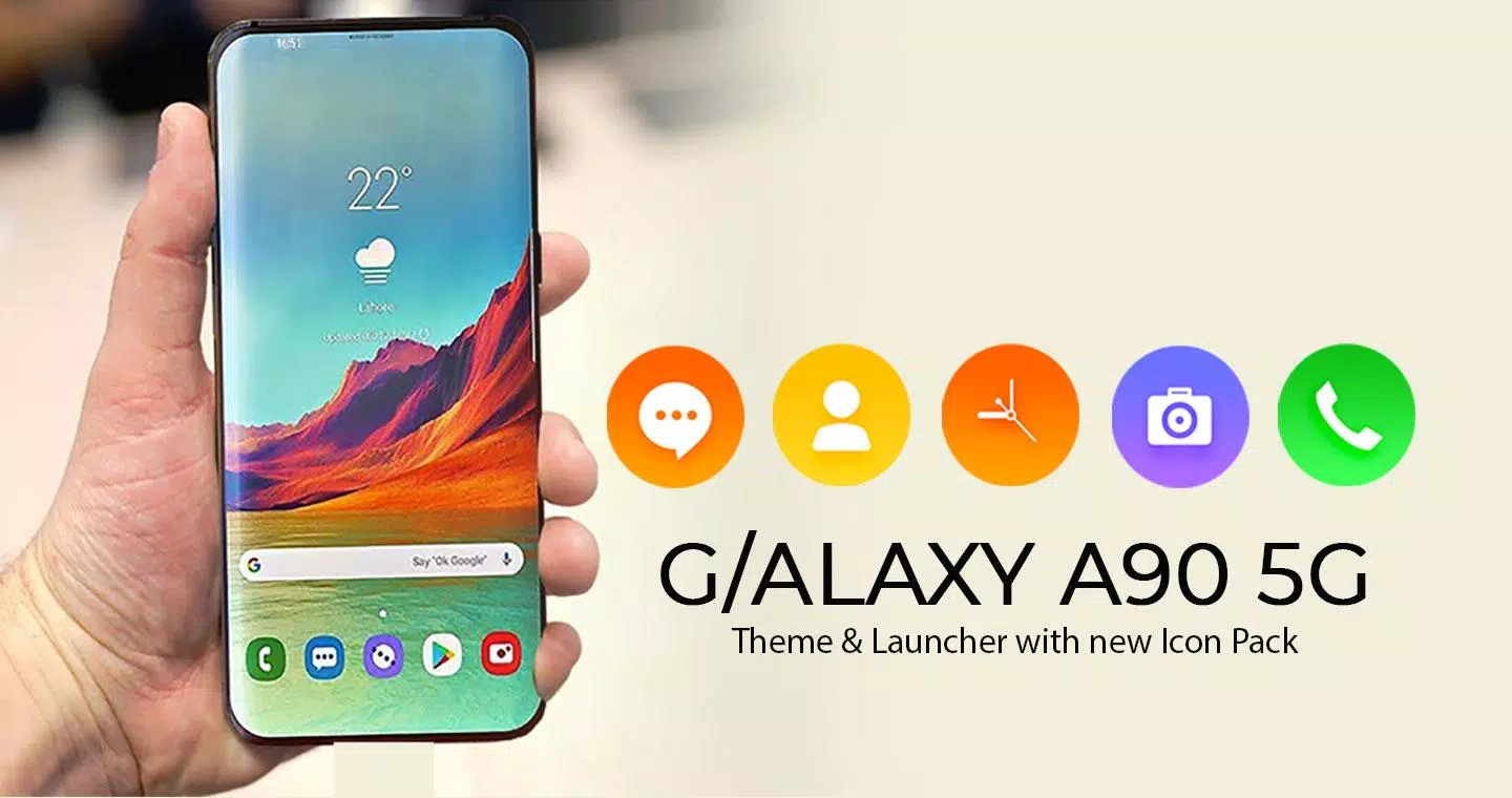 Samsung Galaxy A90 5G Launcher Capture d'écran 1