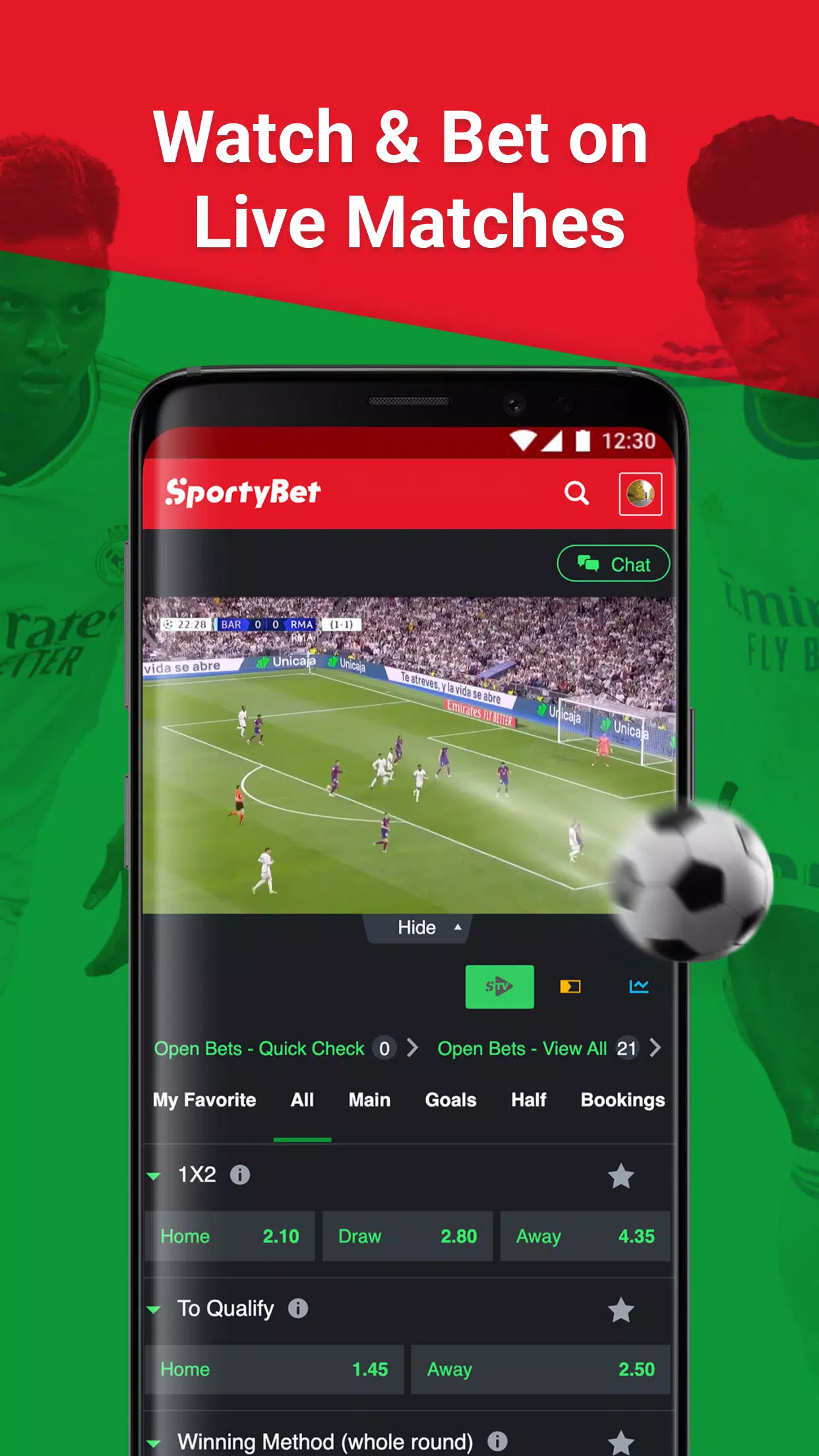 SportyBet Schermafbeelding 2