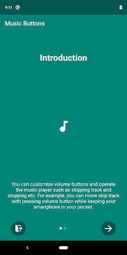 Skip track: volume button skip Captura de pantalla 2