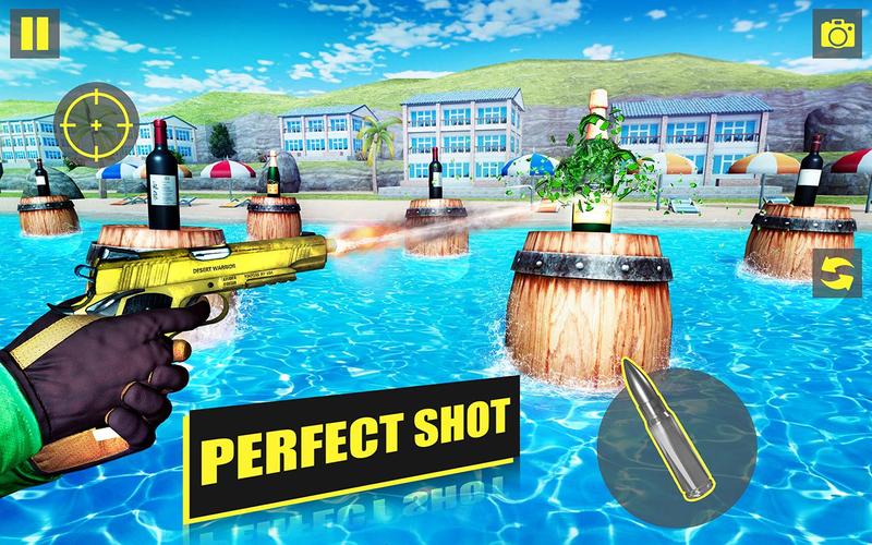 Sniper Gun Bottle Shooter 2023 Ảnh chụp màn hình 3