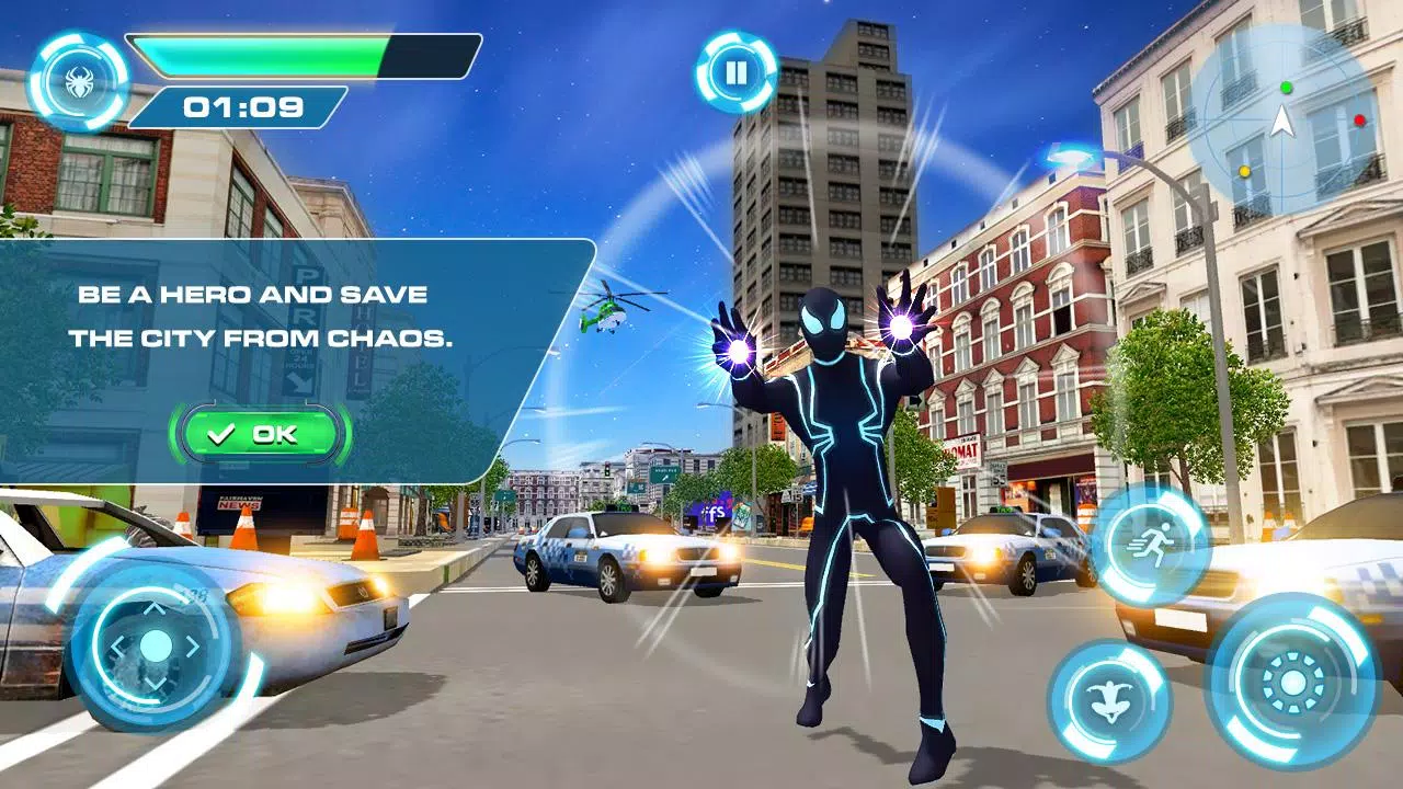 Superhero - Action Game ဖန်သားပြင်ဓာတ်ပုံ 2