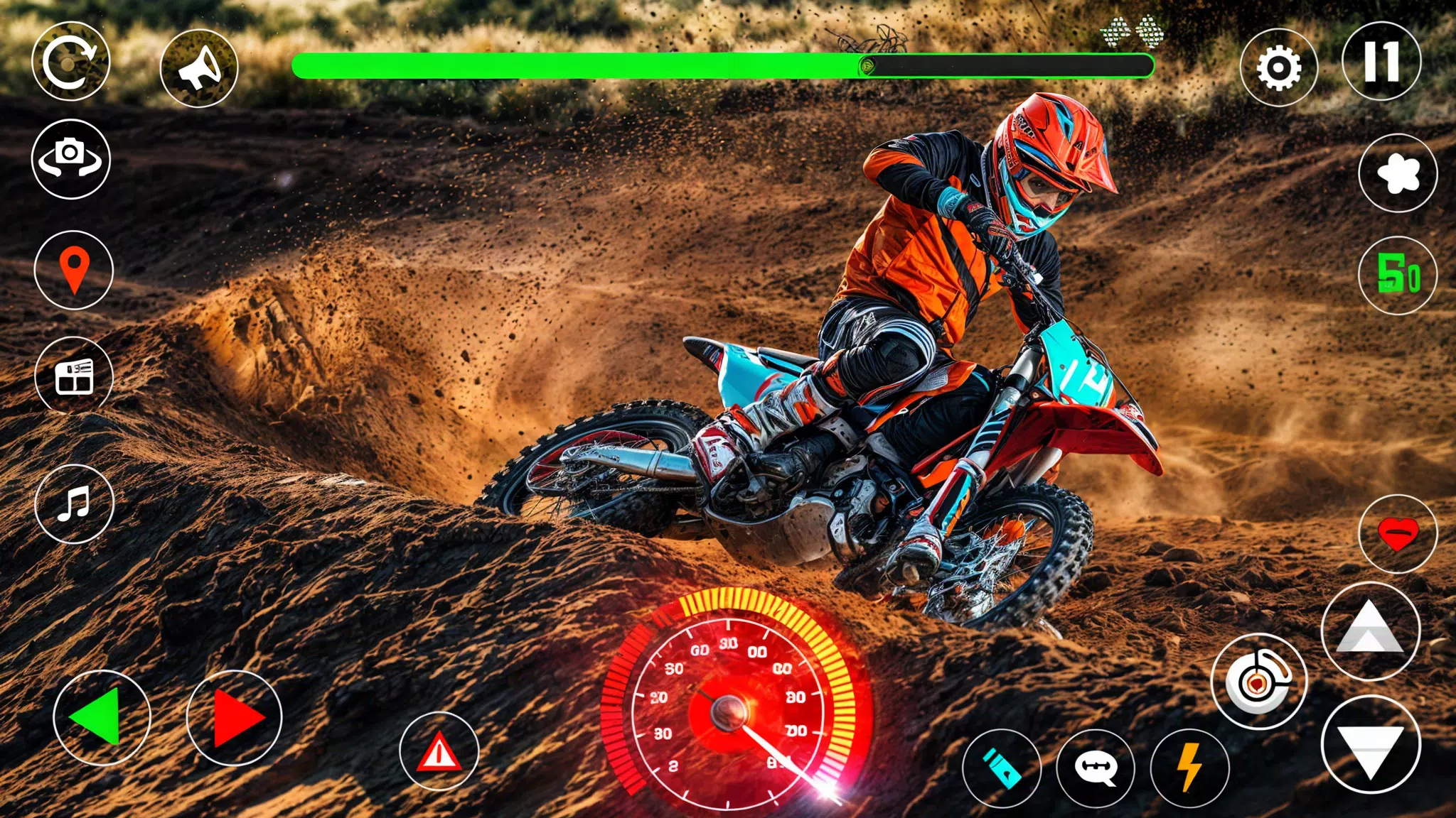 Motocross Dirt Bike Racing 3D Schermafbeelding 3