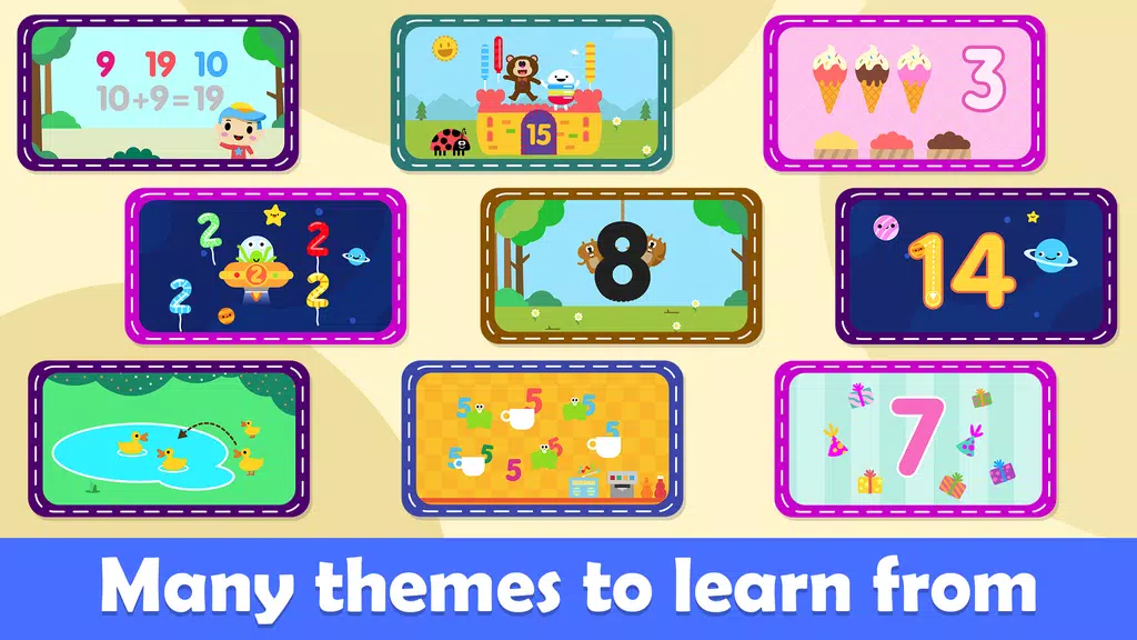 Learning 123 Numbers For Kids Ekran Görüntüsü 1