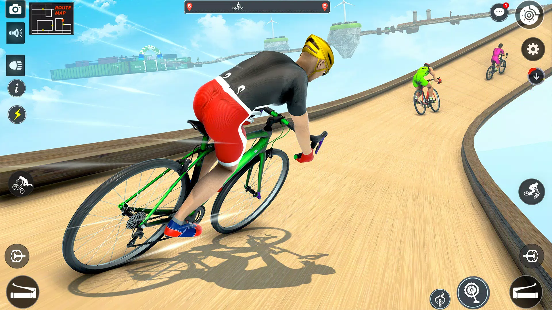 BMX Cycle Stunt Game 3D Tangkapan skrin 1