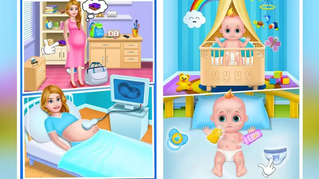 newborn babyshower party game スクリーンショット 0