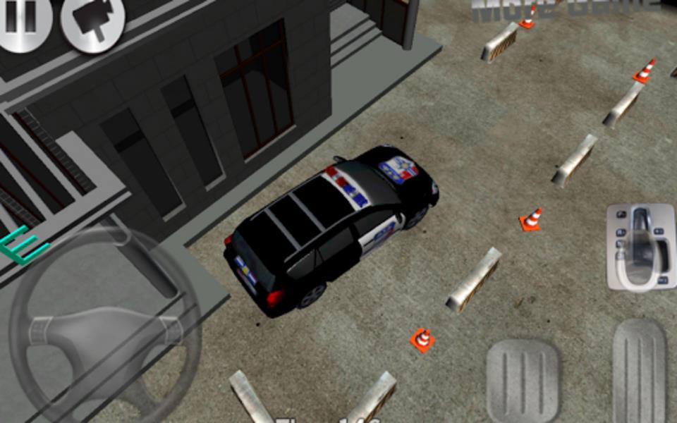 3D police car parking Screenshot 1