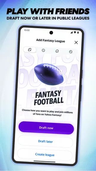 Yahoo Fantasy: Football & more スクリーンショット 1