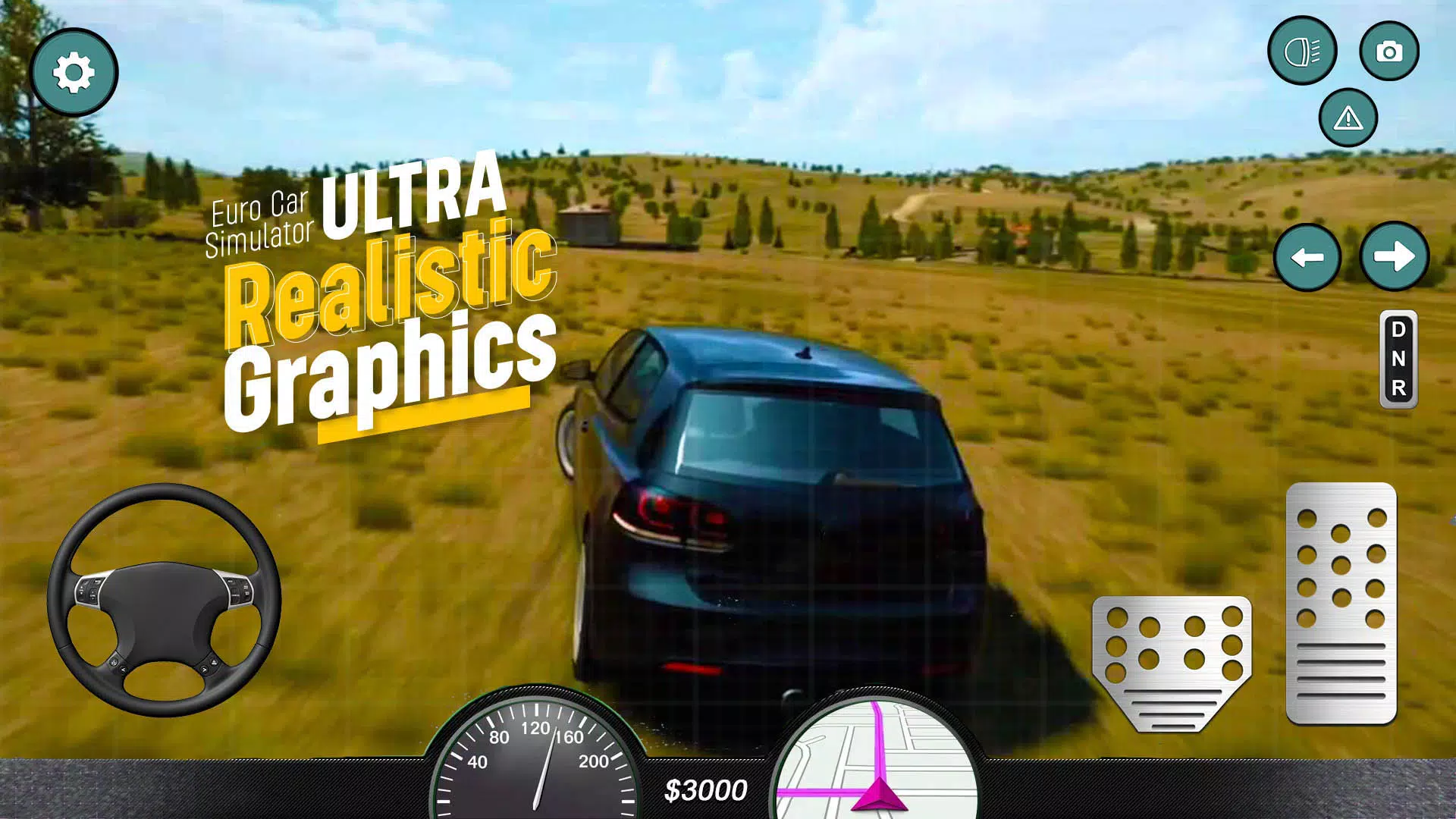 Euro Car Simulator Driving 2应用截图第2张