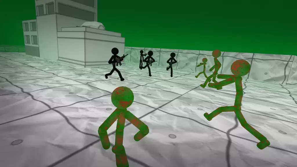 Stickman Zombie 3D Schermafbeelding 1