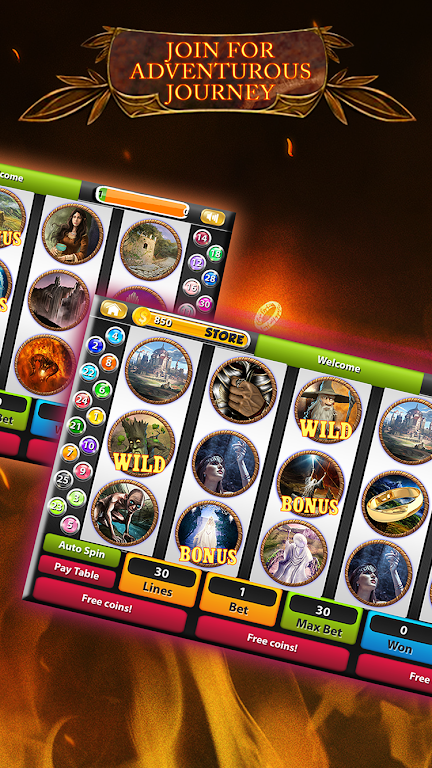 Lord of the Slots Casino Ring ဖန်သားပြင်ဓာတ်ပုံ 1