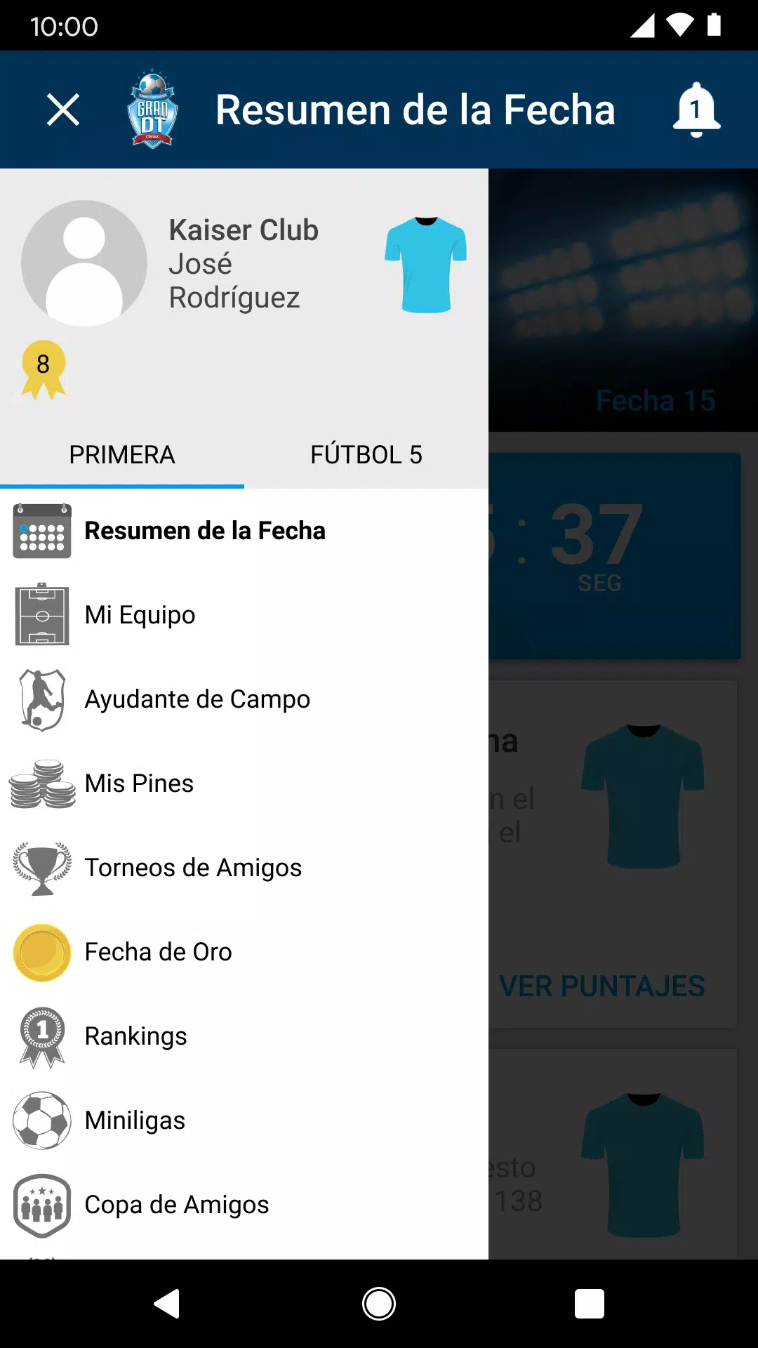 Gran DT Captura de pantalla 1