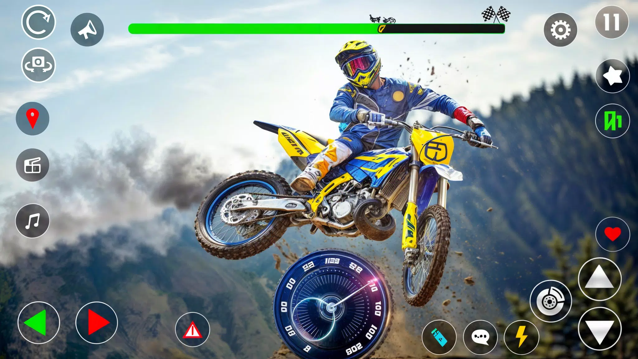 Motocross Dirt Bike Racing 3D Schermafbeelding 2