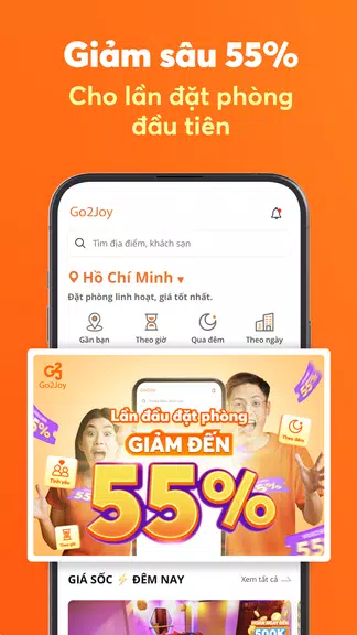 Go2Joy - Hourly Booking App Скриншот 2