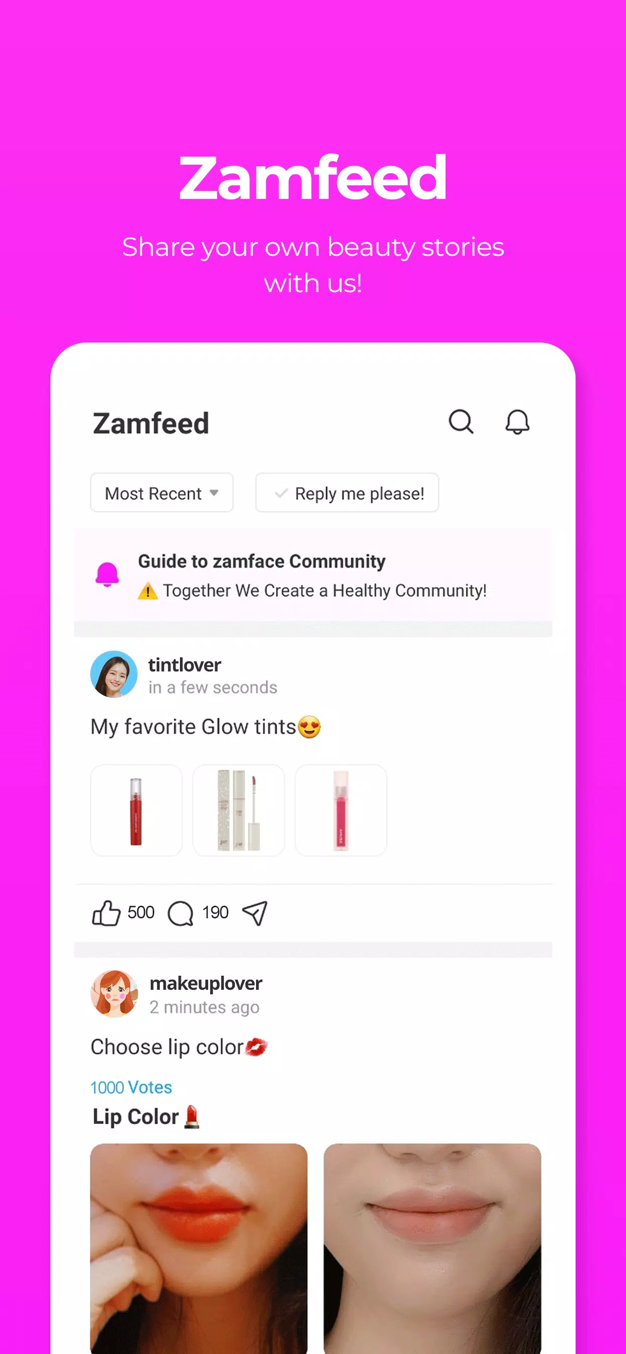 zamface- your makeup guide!應用截圖第2張