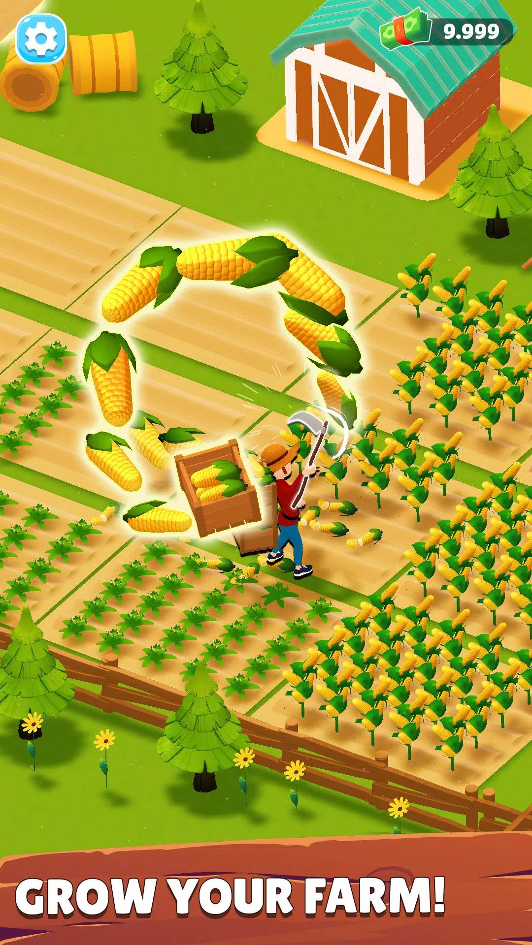 Crop to Craft - Idle Farm Game Zrzut ekranu 0