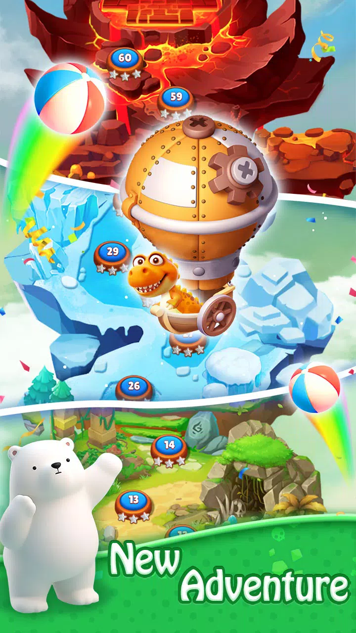 Bubble Shooter - Dino Match应用截图第3张