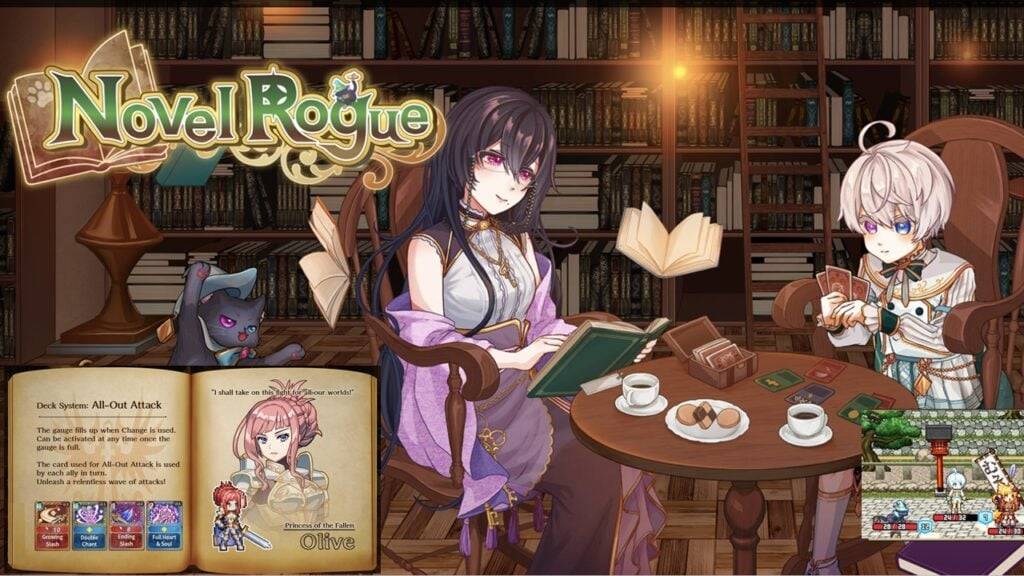 KEMCO Launches Card Deck-Building Roguelite Novel Rogue on Android