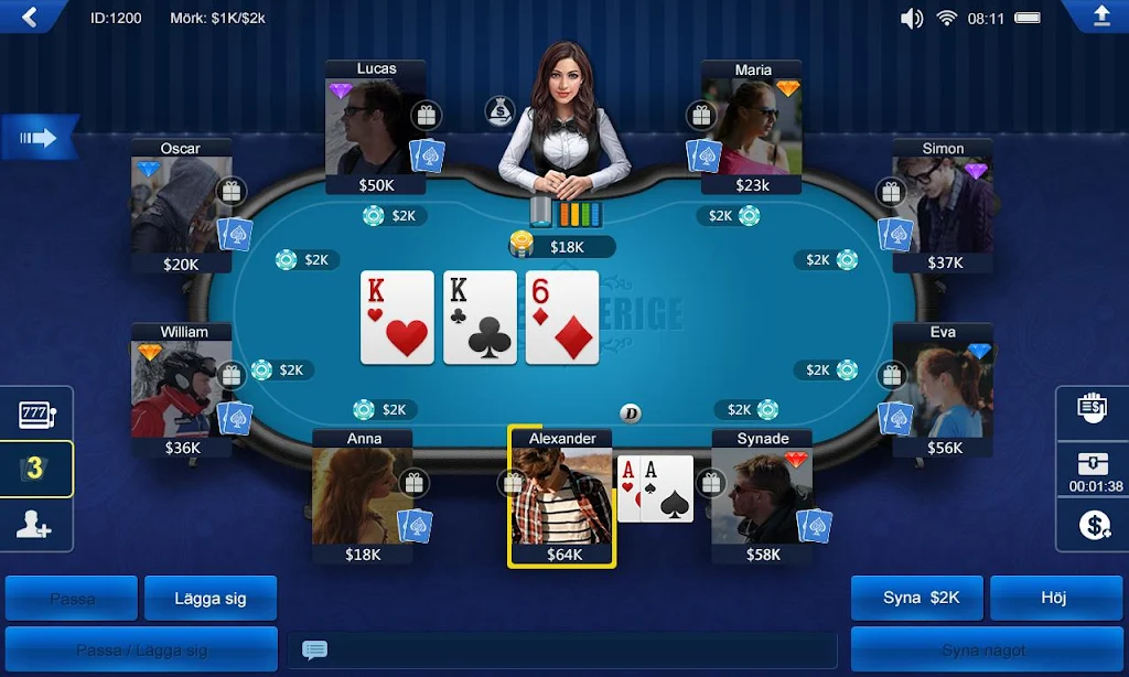 Poker Sverige HD スクリーンショット 2