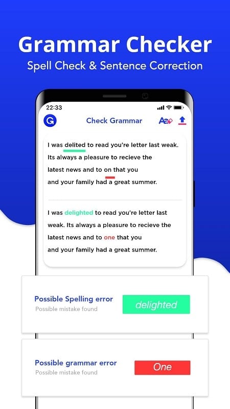 Grammar Checker Ekran Görüntüsü 3