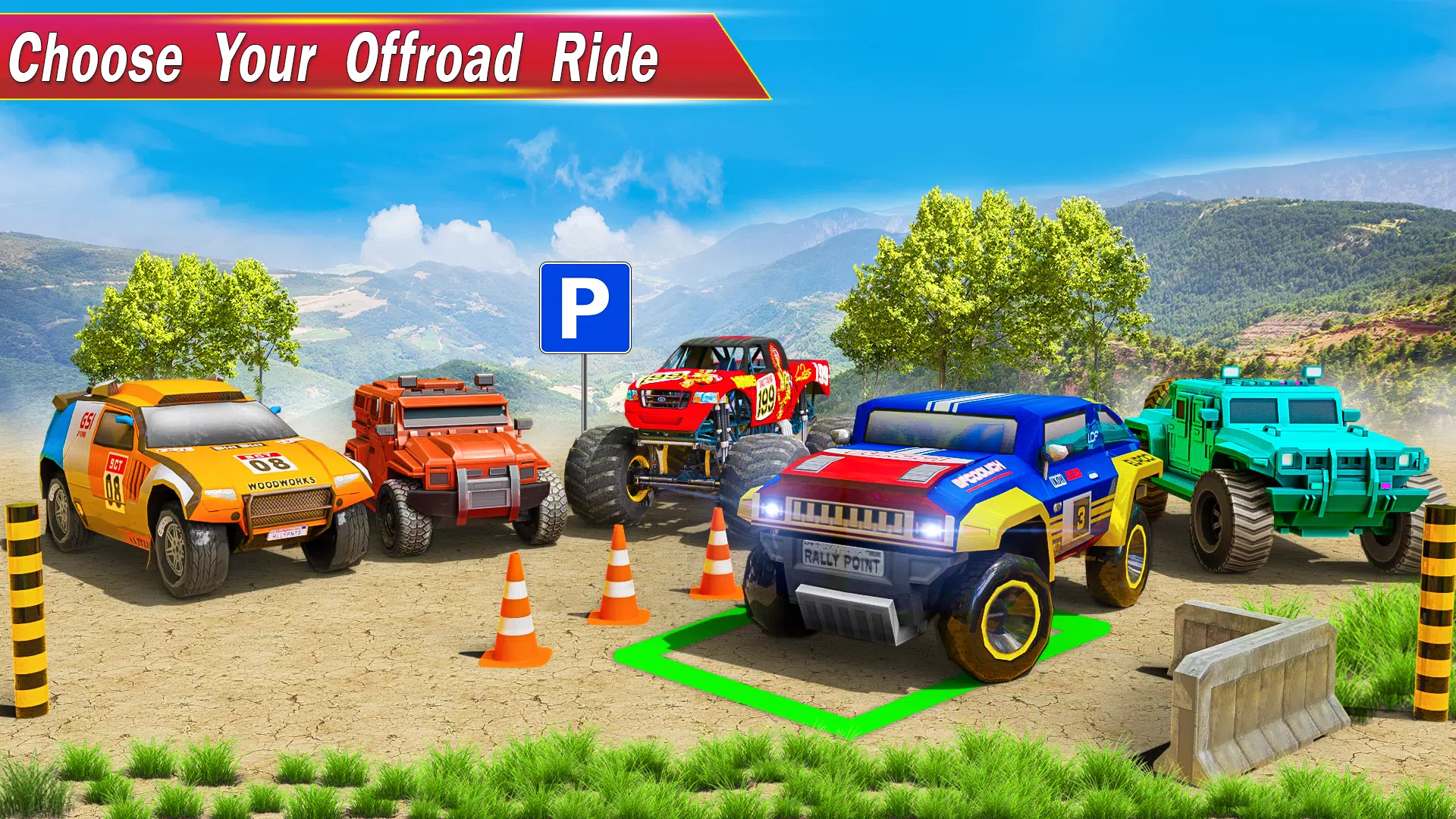 Off The Road-Hill Driving Game Скриншот 3