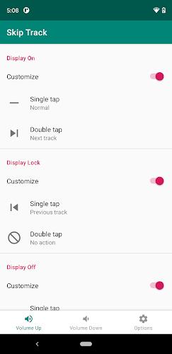 Skip track: volume button skip Captura de pantalla 0