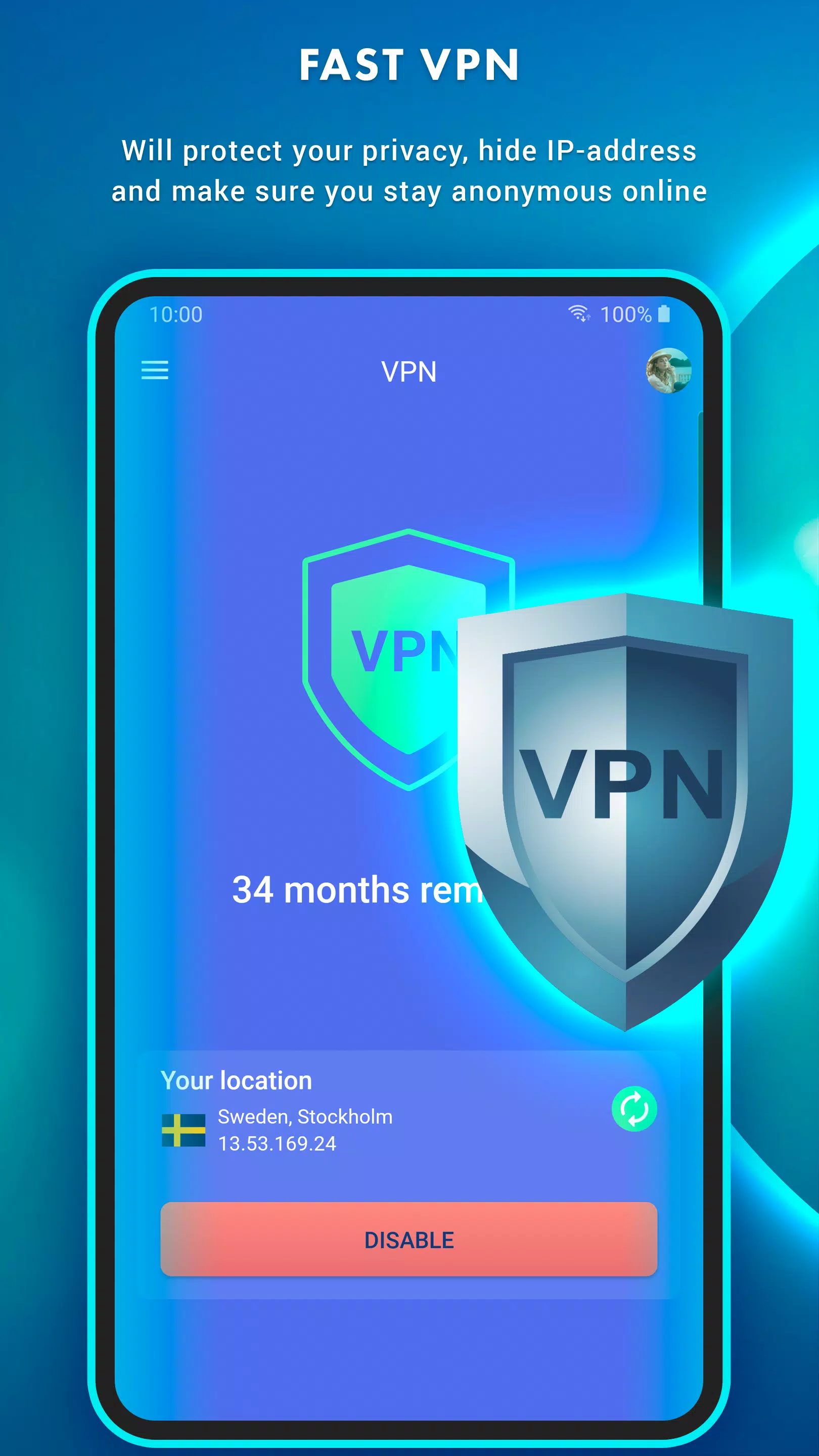 Antivirus - Cleaner + VPN Schermafbeelding 2