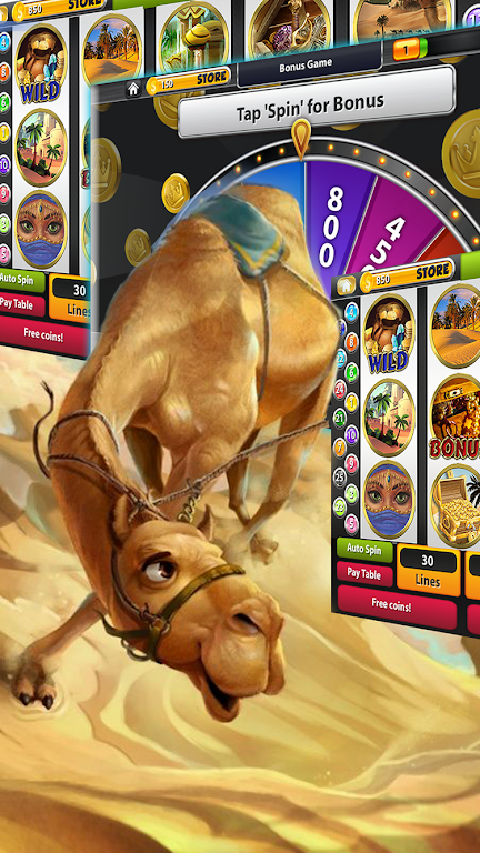 Desert Treasure Slot Machine 7 スクリーンショット 0