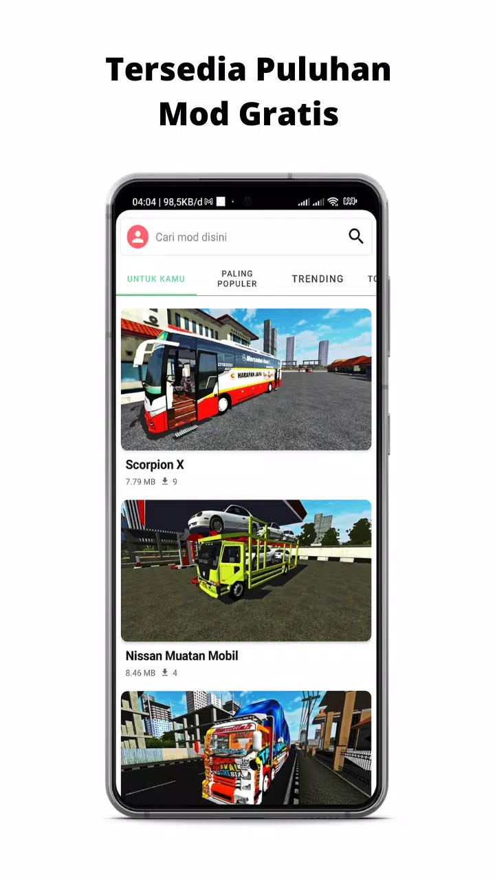 Schermata Mod BUSSID Truk Canter Tawakal 1