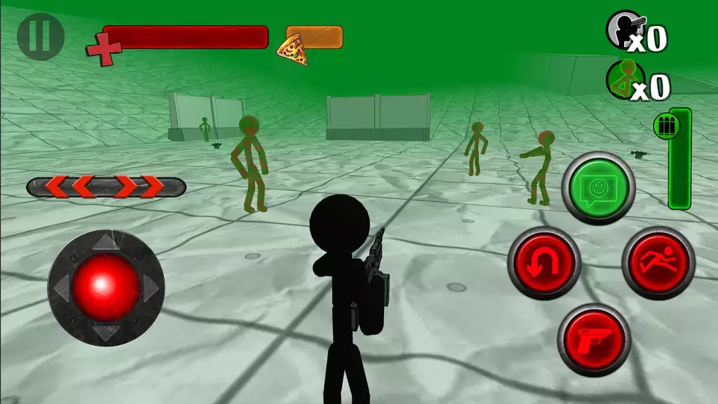 Stickman Zombie 3D Captura de tela 0