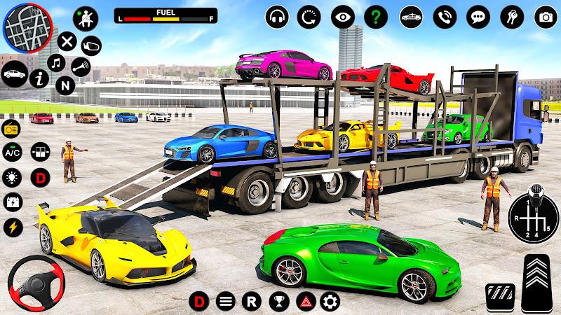 Car Transport Truck Games स्क्रीनशॉट 0