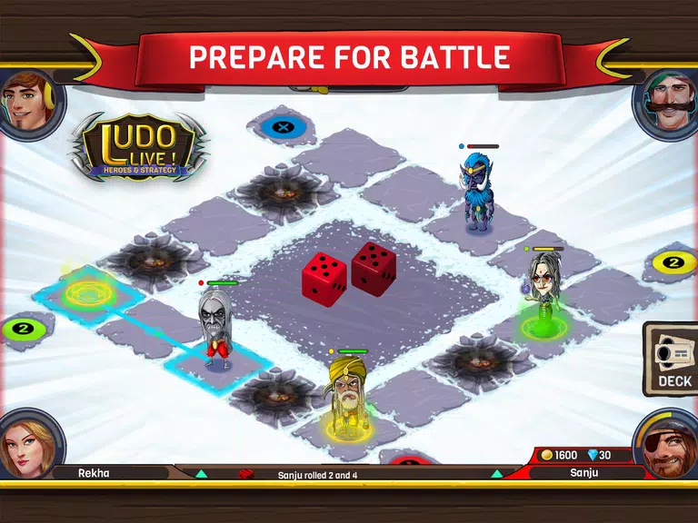 Ludo Live! Heroes & Strategy Ảnh chụp màn hình 1