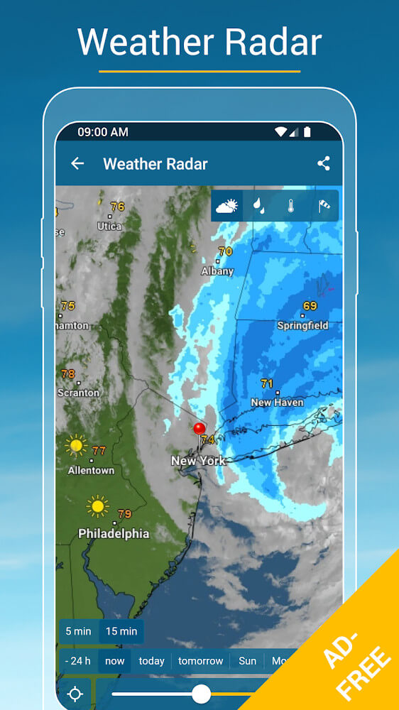 Weather & Radar Pro Captura de tela 1