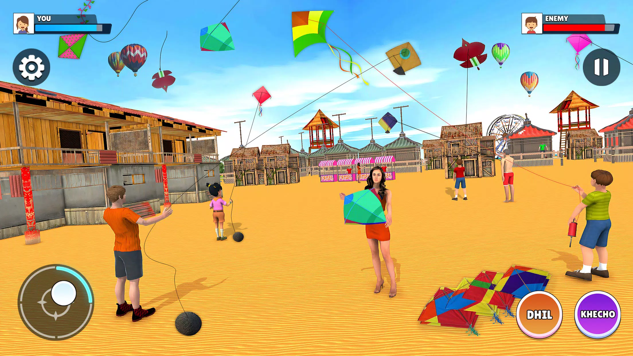 Kite Flying 3D - Pipa Combate স্ক্রিনশট 1