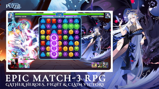 Heroes & Puzzles Captura de tela 0