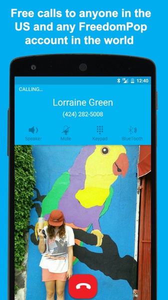 FreedomPop Free Voice And Text Ekran Görüntüsü 2