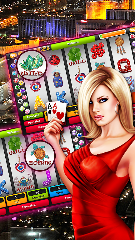 Lucky Vegas Slots - Free Vegas 스크린샷 1