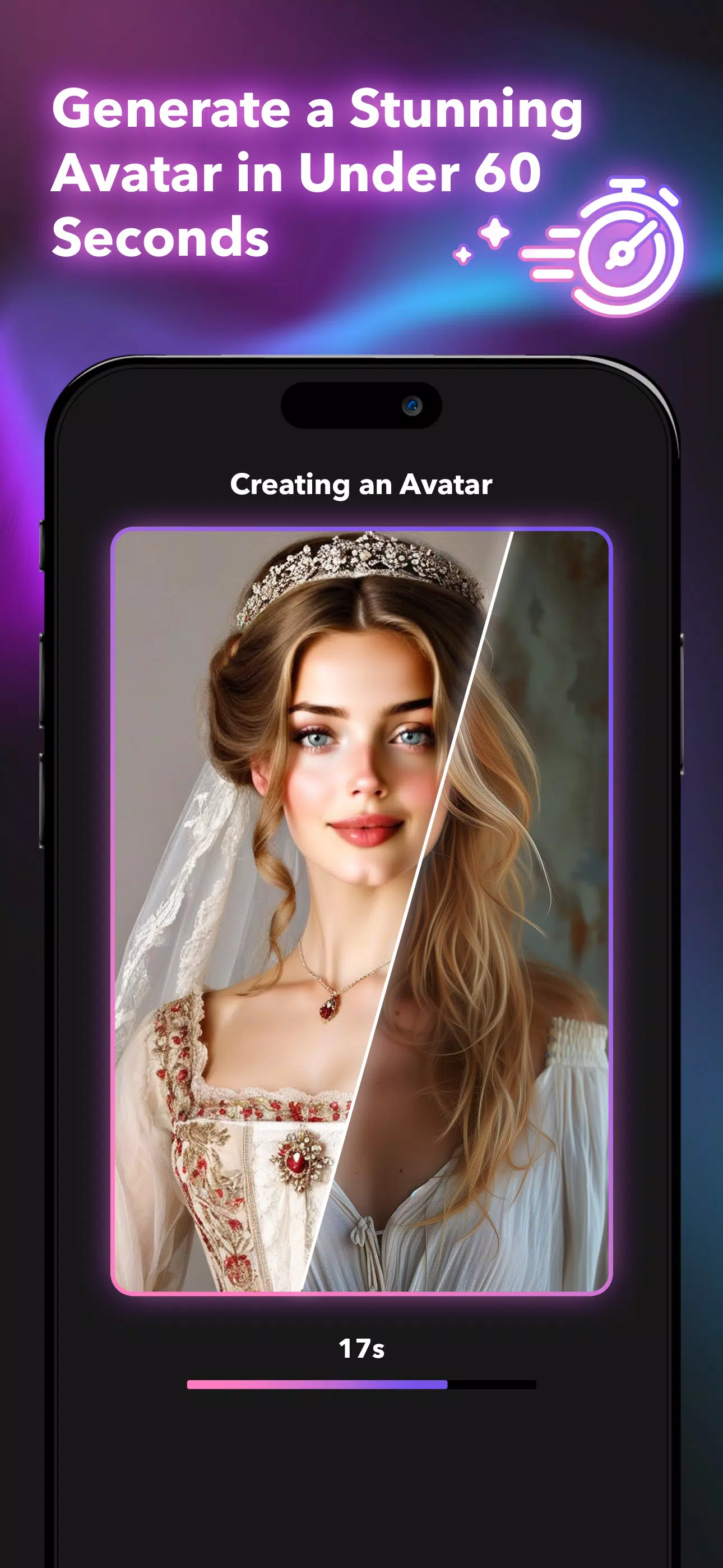 Aurora: AI Portrait Generator Schermafbeelding 0