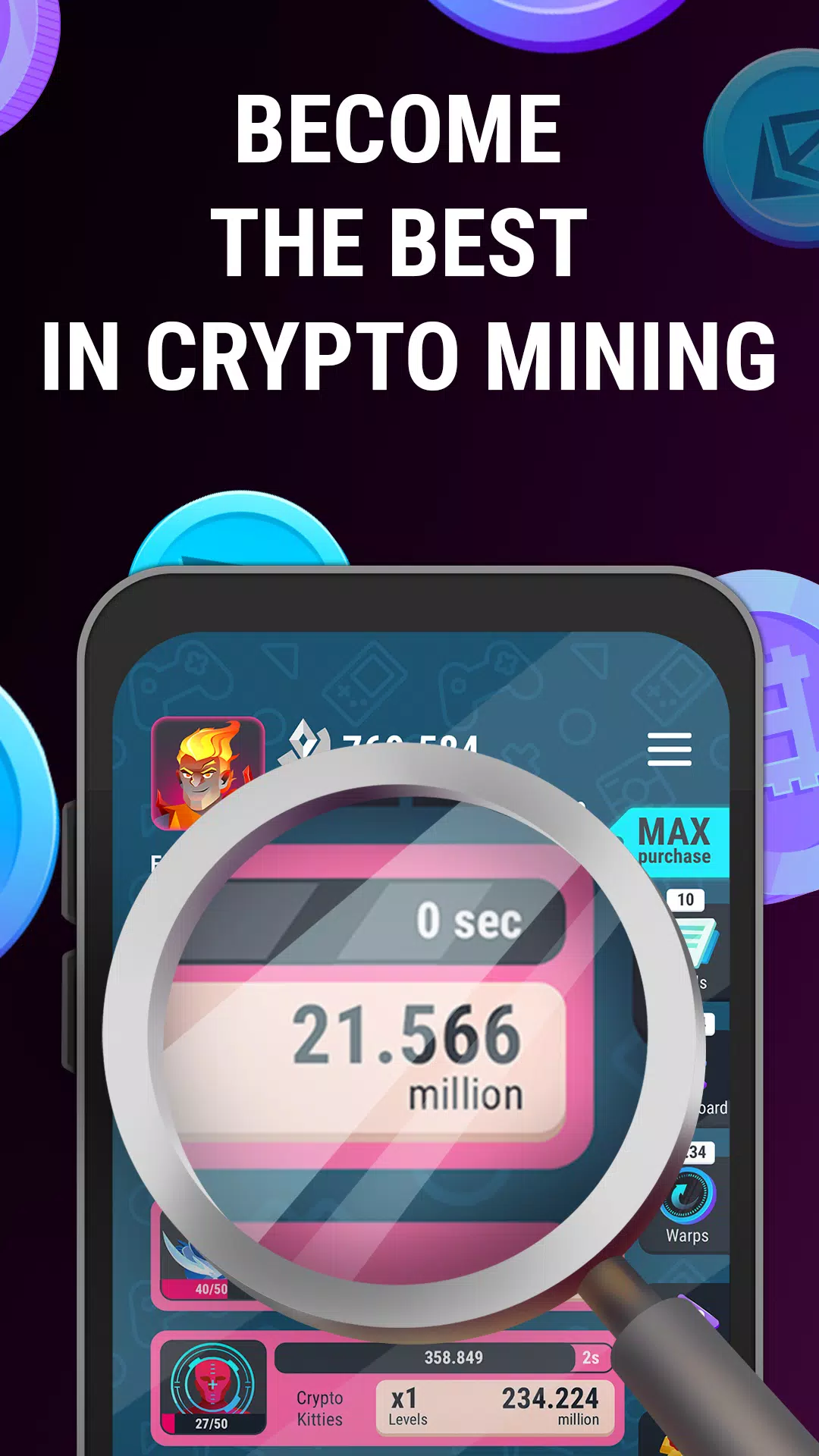 Crypto Miner Tycoon Ảnh chụp màn hình 2