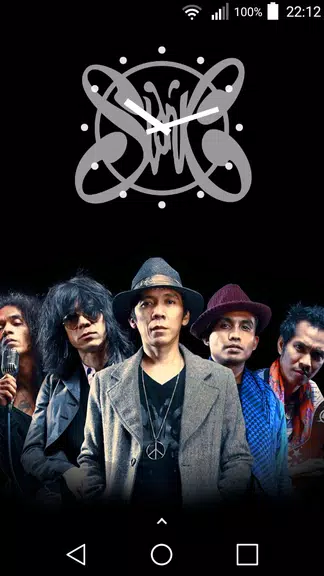 Slank Clock Widget स्क्रीनशॉट 1