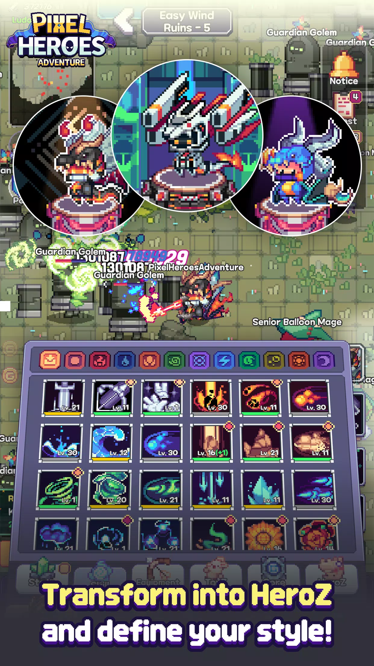 Pixel Heroes Adventure Tangkapan skrin 2