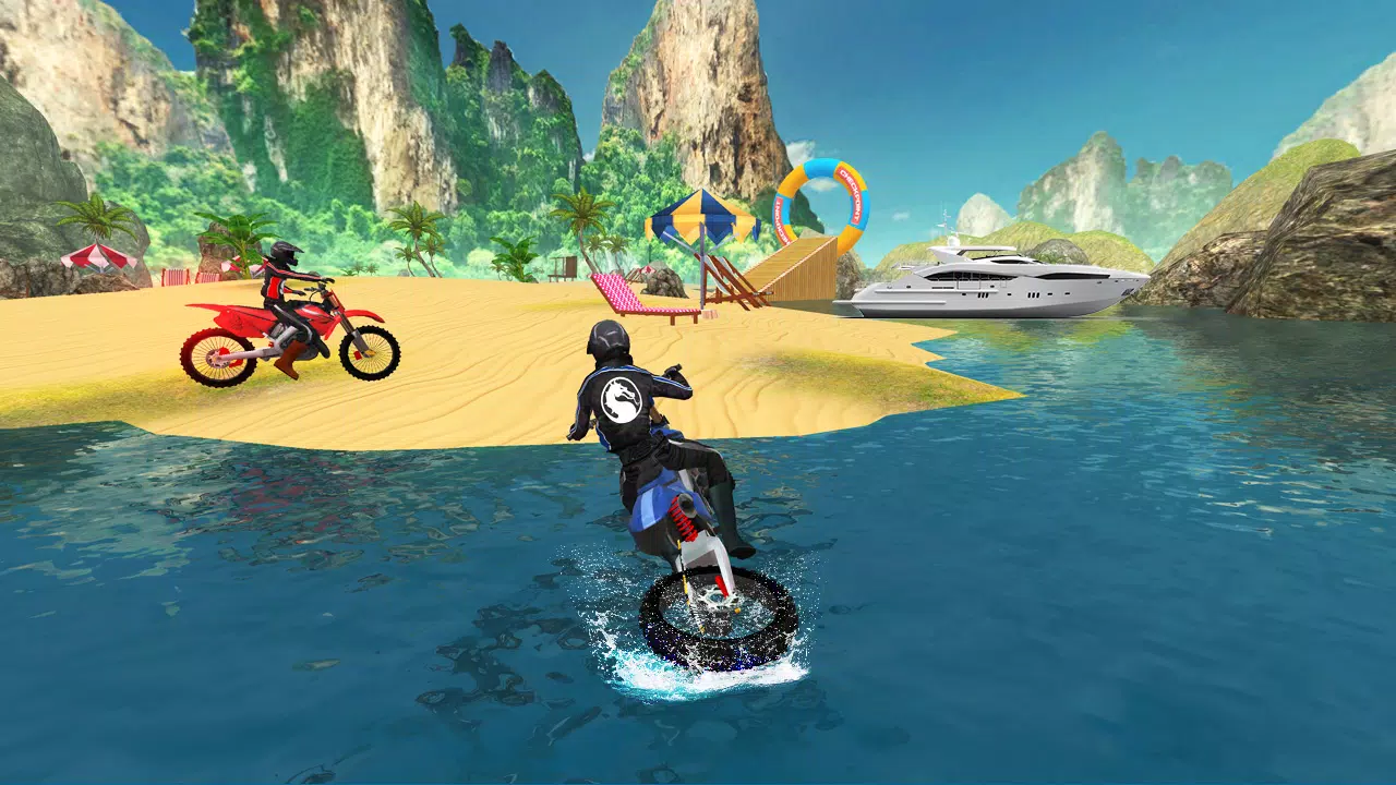 Bike Racing : Water Bike Games Captura de tela 3