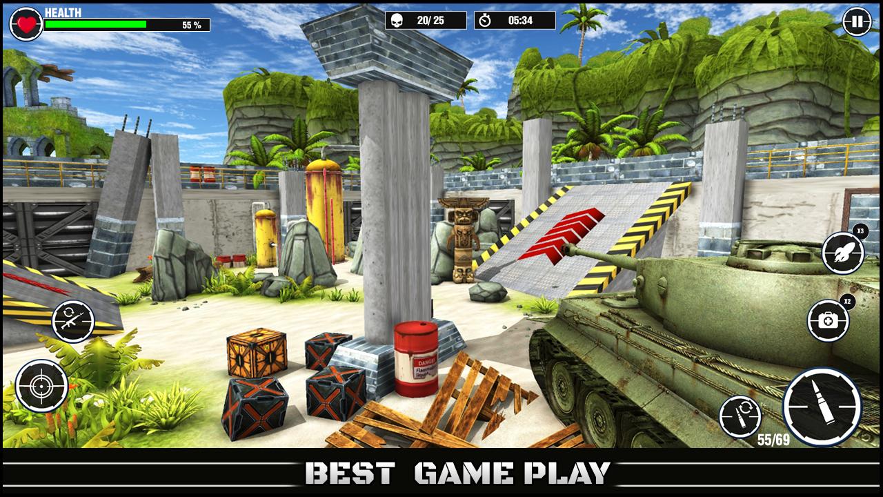 World War Army: Tank War Games应用截图第1张