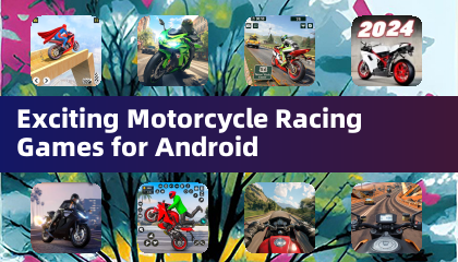 Aufregende Motorrad -Rennspiele für Android