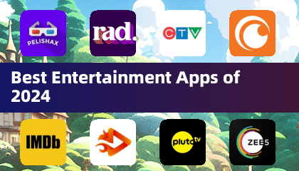 Beste entertainment -apps van 2024