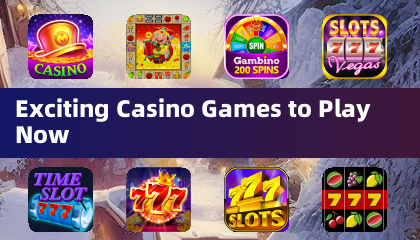 立即畅玩的激动人心赌场游戏